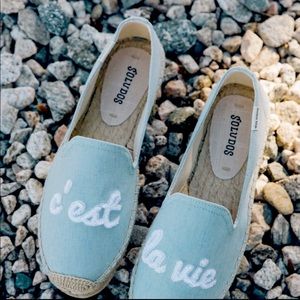 Soludos C’est La Vie Smoking Slipper Espadrille